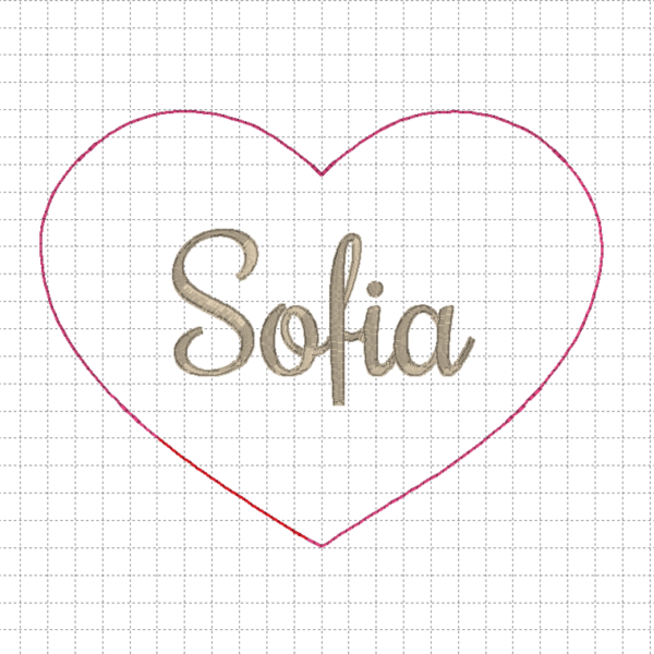 Fiocco nascita doppio personalizzato con nome Sofia